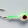 Sea Striker Got-Cha Jig Heads White/Lime 3/8oz 7pk Hooks/Jig Heads
