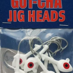 Sea Striker Got-Cha Jig Heads White 3/8oz 10pk Hooks/Jig Heads
