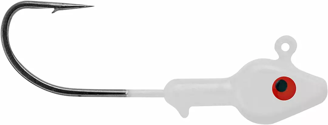 Hooks/Jig Heads Sea Striker Got-Cha White Jig Heads 1/2oz 10pk 3 Hooks/Jig Heads Sea Striker Got-Cha White Jig Heads 1/2oz 10pk