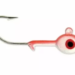 Hooks/Jig Heads Sea Striker Got-Cha Jig Heads White/Red 1/4oz 7pk