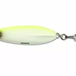 Lures & Bait Shimano Flat-Fall Butterfly Jigs Chartreuse/White BFLFF200CW