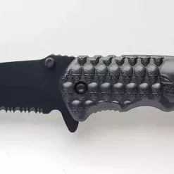 Knives And Tools Sona Skull Folding Pocket Knife T273843