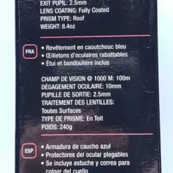 Beach & Pool Tasco Essentials 10x25 Binocular Blue 168125BL