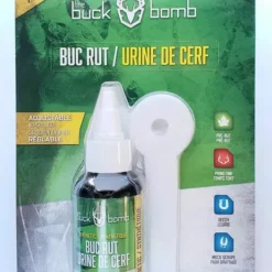 Game Scents & Covers The Buck Bomb Synthetic Buc Rut 2oz W/ Wicks