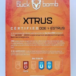 Game Scents & Covers The Buck Bomb XTRUS Certified Doe N Estrus 2oz W/ Wicks 200044 7 Game Scents & Covers The Buck Bomb XTRUS Certified Doe N Estrus 2oz W/ Wicks 200044