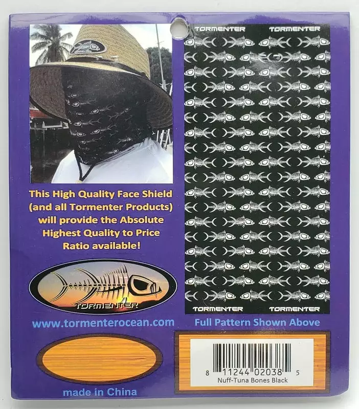 Tormenter Ocean Tormenter Nuff Tuna Bones Black Neck Gaiter Fishing Accessories 4 Tormenter Ocean Tormenter Nuff Tuna Bones Black Neck Gaiter Fishing Accessories