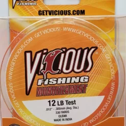 Vicious Monofilament Fishing Line 12lb 330yds VMCL12 Line/Leaders