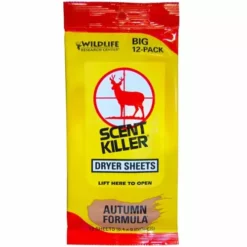 Wildlife Research Scent Killer Dryer Sheets Autumn Formula 12pk 580