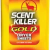 Hunting Wildlife Research Scent Killer Gold Dryer Sheets Unscented 18pk 1280 2 Hunting Wildlife Research Scent Killer Gold Dryer Sheets Unscented 18pk 1280