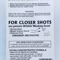 Wildlife Research Masking Scent X-tra Concentrated Earth 4oz 534-4