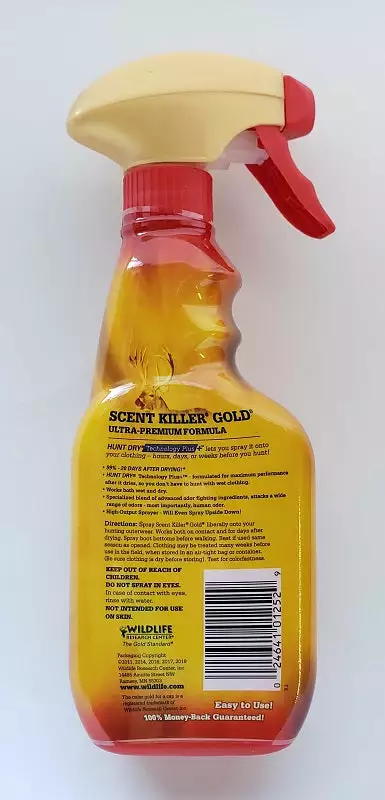 Wildlife Research Scent Killer Gold Spray 12oz 1252 4 Wildlife Research Scent Killer Gold Spray 12oz 1252