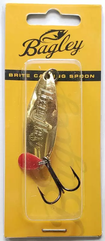 Lures & Bait Bagley Brite Casting Spoon 1/4 Oz Gold 3 Lures & Bait Bagley Brite Casting Spoon 1/4 Oz Gold