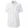Columbia Sportswear Columbia Women’s PFG Bahama™ White Short Sleeve Shirt FL7313