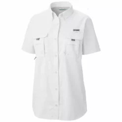 Columbia Sportswear Columbia Women’s PFG Bahama™ White Short Sleeve Shirt FL7313