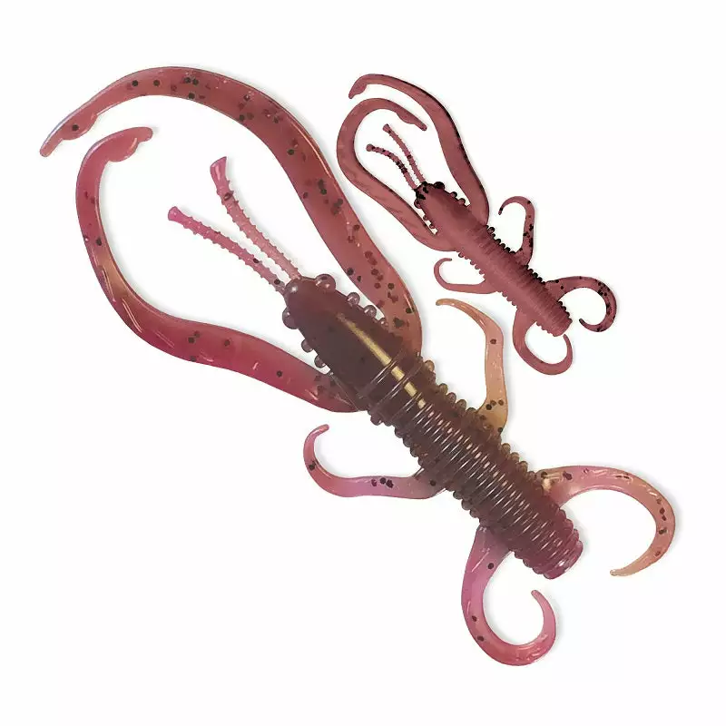 Culprit Flutter Craw Carolina Clay 3" 12PK Lures & Bait 3 Culprit Flutter Craw Carolina Clay 3" 12PK Lures & Bait