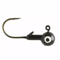 Eagle Claw Ball Head Jigs 1/8oz 10pk Black