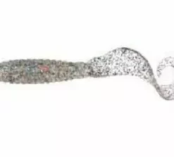 Sea Striker Got-Cha Curltail Grub Clear/Silver Flake 4" 20pk