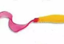 Sea Striker Got-Cha Curltail Grub Yellow/Firetail 4" 20pk