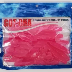 Sea Striker Got-Cha Curltail Grub Pink 6" 20pk Lures & Bait