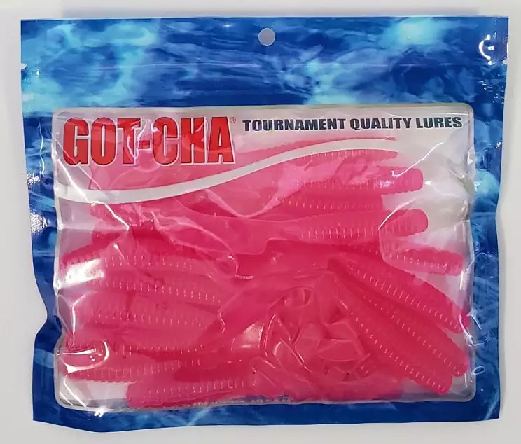Sea Striker Got-Cha Curltail Grub Pink 6" 20pk Lures & Bait 4 Sea Striker Got-Cha Curltail Grub Pink 6" 20pk Lures & Bait