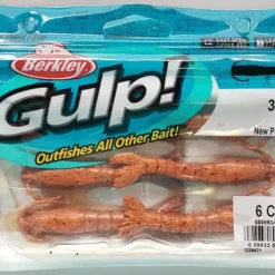 Berkley Gulp! Shrimp New Penny Fleck 3" 6pk Lures & Bait 5 Berkley Gulp! Shrimp New Penny Fleck 3