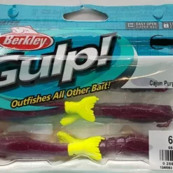 Berkley Gulp! Shrimp Cajun Purple/Chartreuse 3