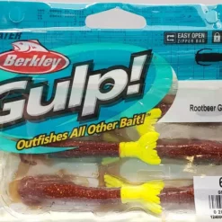 Lures & Bait Berkley Gulp! Shrimp Rootbeer Gold/Chartreuse 3