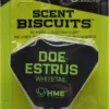 HME Products Hunting HME Scent Biscuit Doe Estrus Whitetail Scent 3 Pack HME-WAF-EST