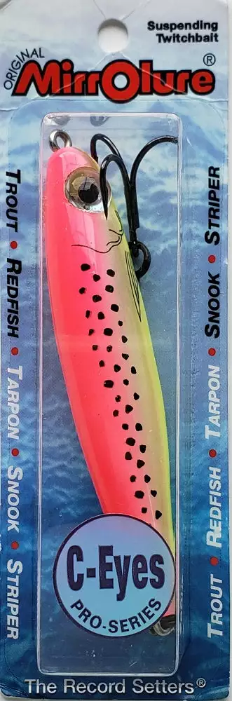 MirrOlure C-Eye Pro-Series Suspending Twitchbait C20MR-ECTR 4 MirrOlure C-Eye Pro-Series Suspending Twitchbait C20MR-ECTR