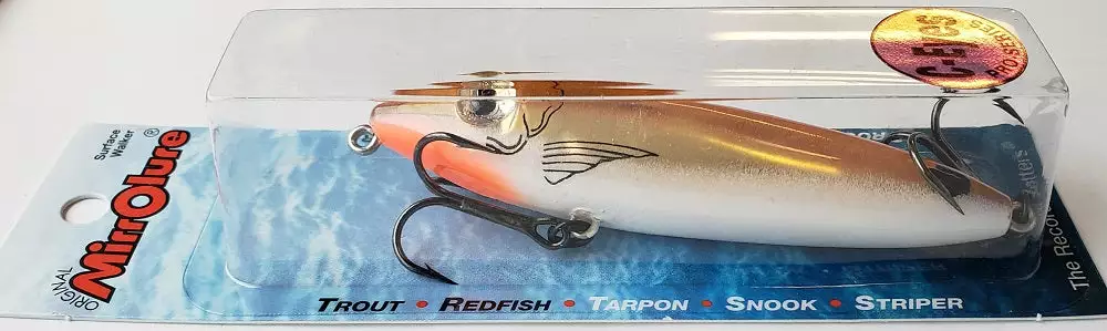 MirrOlure C-Eye Pro Dog Jr. Surface Walker C85MR-RED 5 MirrOlure C-Eye Pro Dog Jr. Surface Walker C85MR-RED