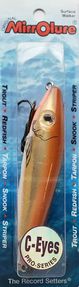 MirrOlure C-Eye Pro Dog Jr. Surface Walker C85MR-RED 4 MirrOlure C-Eye Pro Dog Jr. Surface Walker C85MR-RED