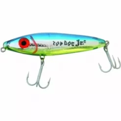 Lures & Bait MirrOlure Surface Walker Top Dog Jr. 84MR-CHBL