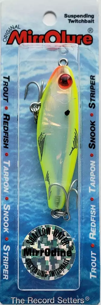 MirrOlure MirrOdine Suspending Twitchbait 17MR-CH 4 MirrOlure MirrOdine Suspending Twitchbait 17MR-CH