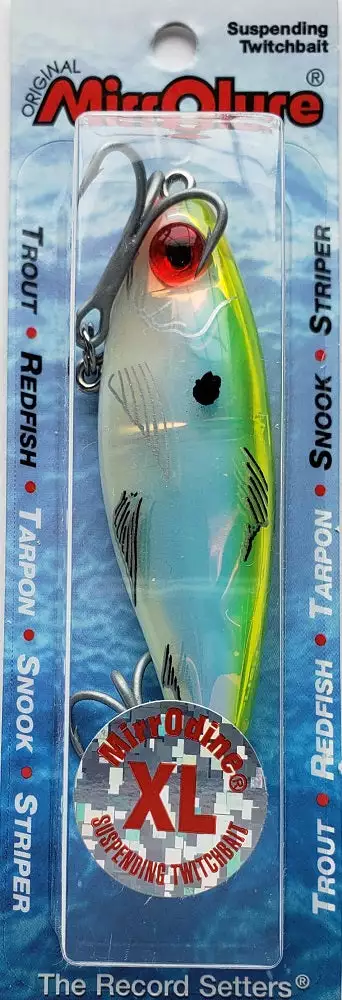 MirrOlure MirrOdine XL Suspending Twitchbait 27MR-CFPR 4 MirrOlure MirrOdine XL Suspending Twitchbait 27MR-CFPR