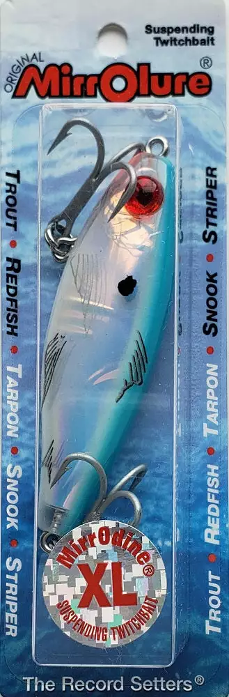 MirrOlure MirrOdine XL Suspending Twitchbait 27MR-EB Lures & Bait 4 MirrOlure MirrOdine XL Suspending Twitchbait 27MR-EB Lures & Bait