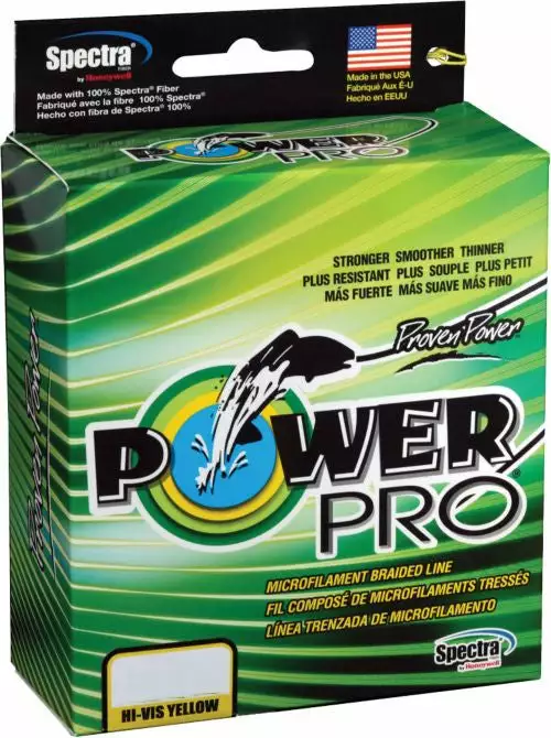 Power Pro Hi-Vis Yellow 15 Lb 150 Yds Braided Fishing Line 3 Power Pro Hi-Vis Yellow 15 Lb 150 Yds Braided Fishing Line