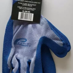 American Maple Promar Latex Grip Glove Blue GL200