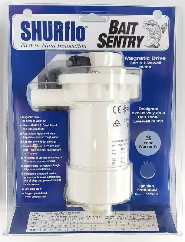 SHURflo Bait Sentry 1100 Marine 7 SHURflo Bait Sentry 1100 Marine