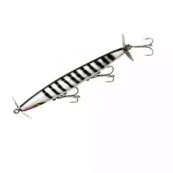 Smithwick Devils Horse Topwater 4.5" White/Black Stripes Lures & Bait