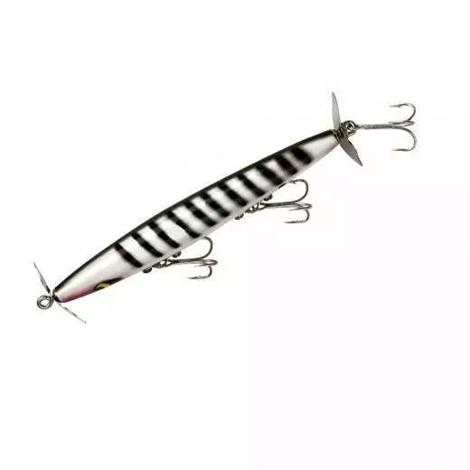 Smithwick Devils Horse Topwater 4.5" White/Black Stripes Lures & Bait 3 Smithwick Devils Horse Topwater 4.5" White/Black Stripes Lures & Bait