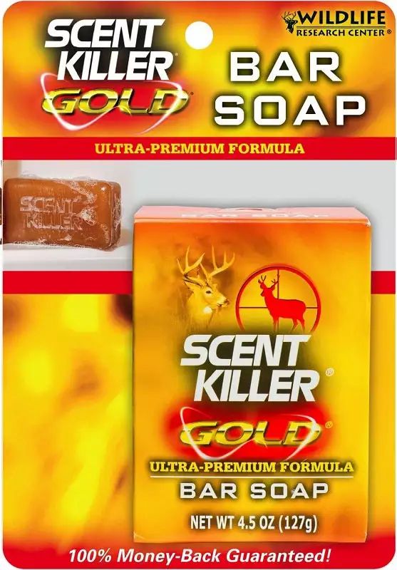 Wildlife Research Scent Killer Gold Bar Soap 4.5oz 1243 Hunting 4 Wildlife Research Scent Killer Gold Bar Soap 4.5oz 1243 Hunting