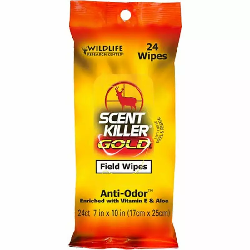 Hunting Wildlife Research Scent Killer Gold Field Wipes 24pk 1295 3 Hunting Wildlife Research Scent Killer Gold Field Wipes 24pk 1295